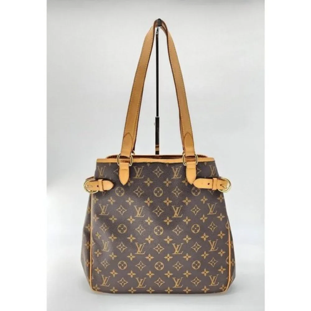 Louis Vuitton MM Tote Batignolles Vertical Monogram Canvas In Good Condition